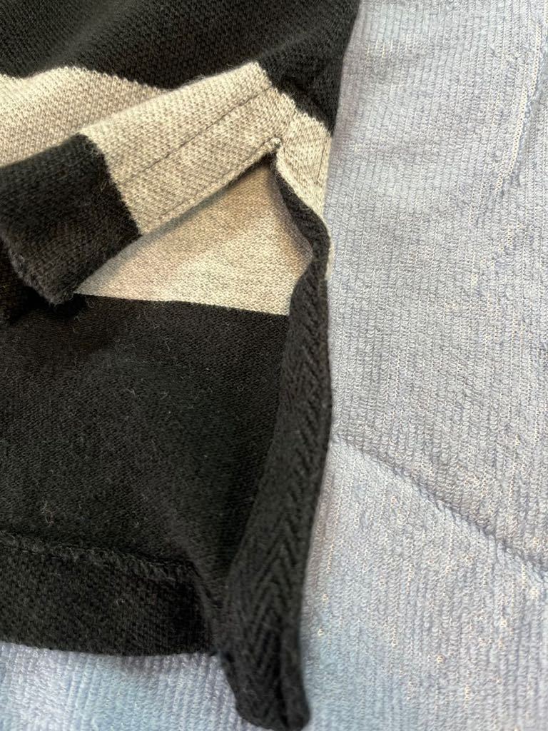  Ralph Lauren POLO RALPH LAUREN рубашка-поло US размер XS чёрный / серый окантовка рисунок 