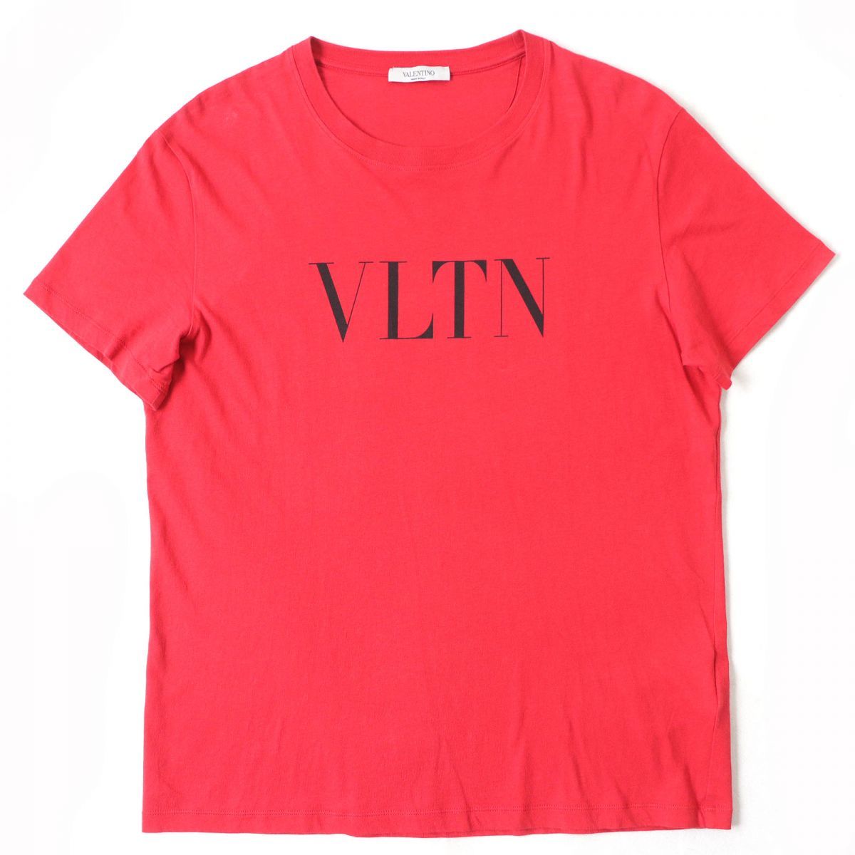20SS/VLTN LOGO TEE/ロゴプリント/3XL/Tシャツ/L/コットン/ホワイト