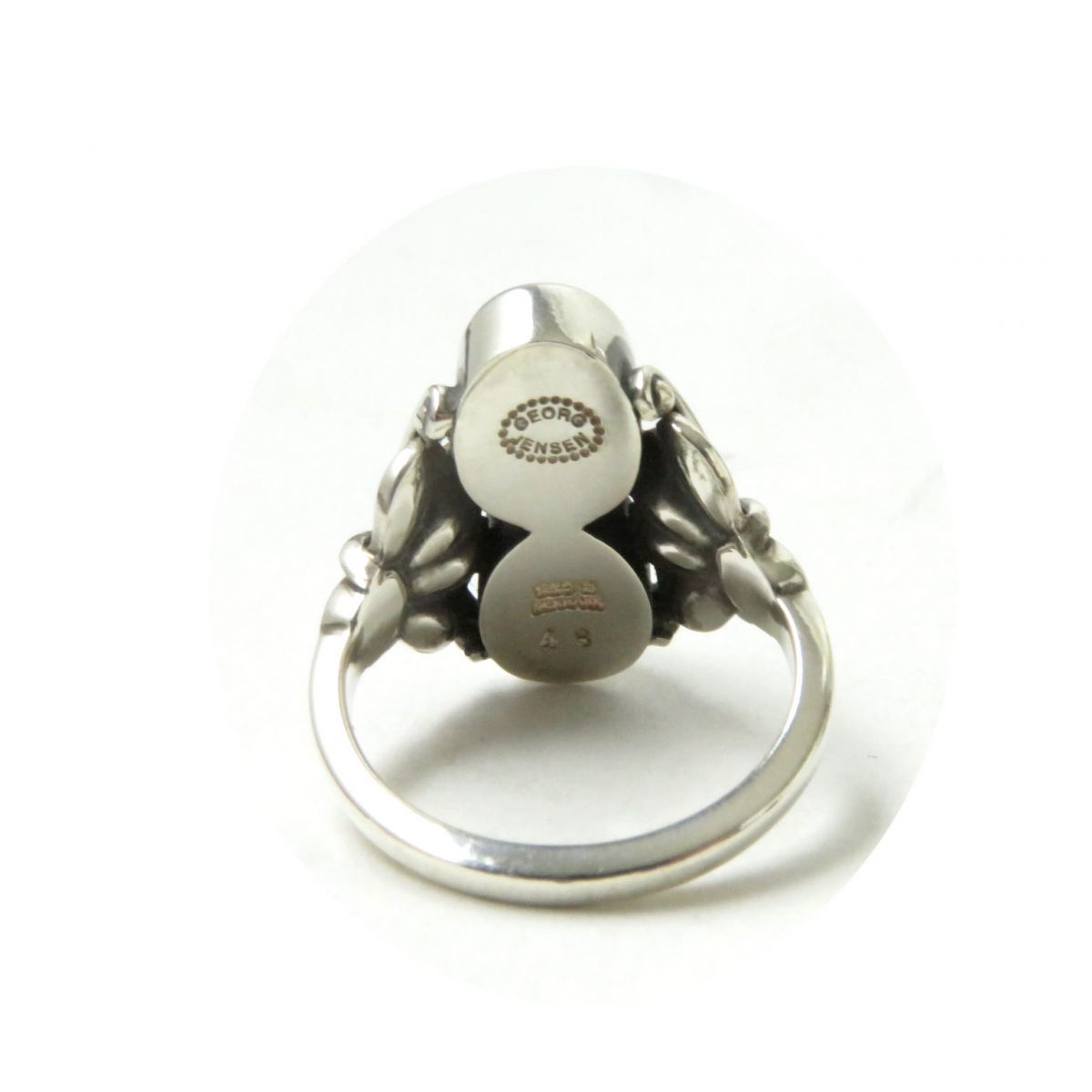美品◎GEORG JENSEN ジョージジェンセン 48 リング 指輪 シルバー925