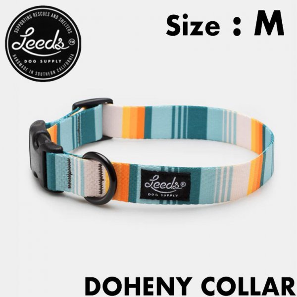 【送料無料】Leeds Dog Supply リーズドッグサプライ COLLOR 首輪 DOHENY　 Mサイズ_画像1