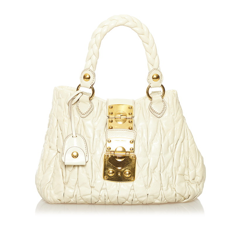 VERSACE archive レザーショルダーバッグ-