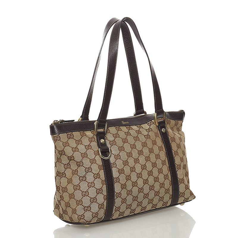 されていま Gucci - グッチ GGキャンバス アビー ハンドバッグ