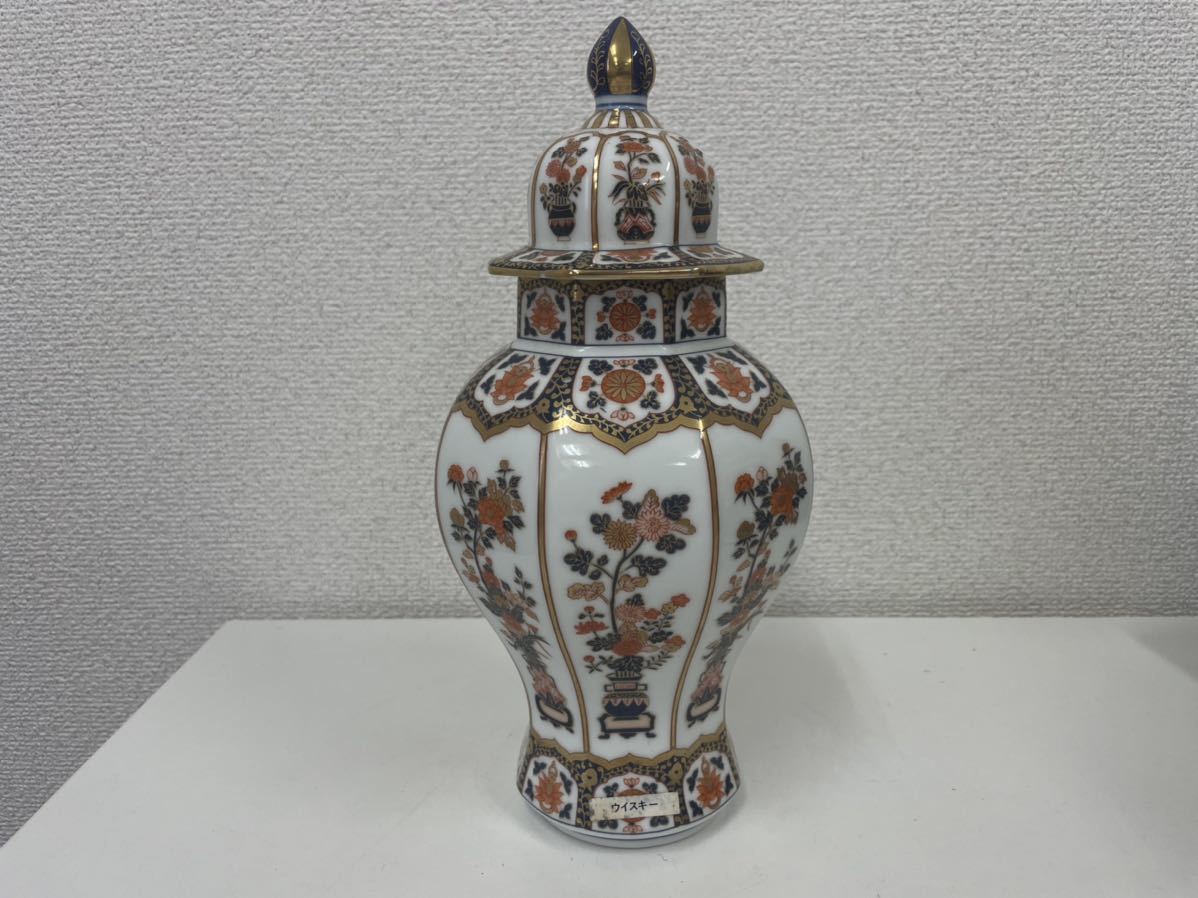 管9005t 未開栓 NIKKA ニッカ ウイスキー 古伊万里文様 花籠ボトル