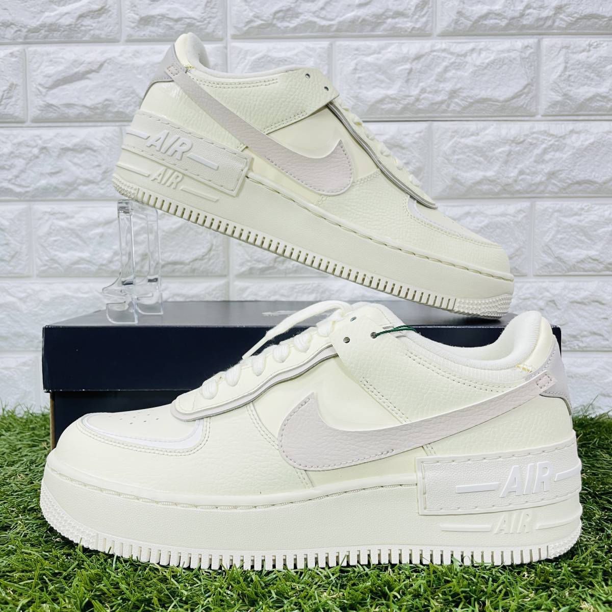 即決 ナイキ ウィメンズ エアフォース1 シャドウ ココナッツ NIKE WMNS AIR FORCE 1 SHADOW AF1 28.5cm 送料込み CU8591-102_画像4