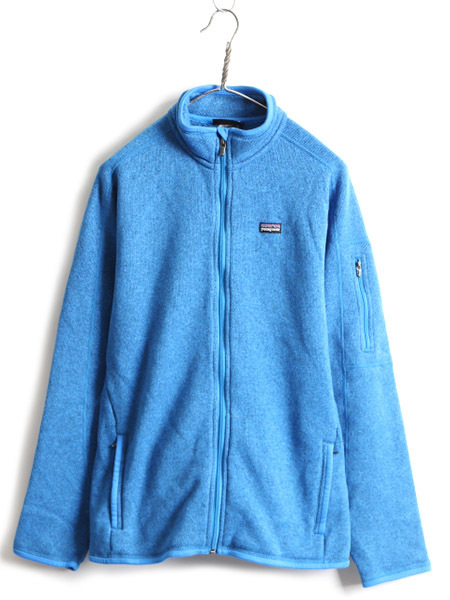 大きいサイズ XL ■ 11年製 パタゴニア ベターセーター ジャケット ( レディース ) 古着 Patagonia フリース ジャンパー ブルゾン 杢 青