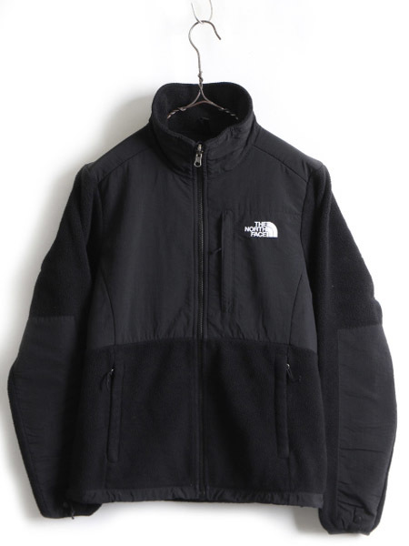 希少サイズ S 人気 黒 ■ ノースフェイス デナリ ジャケット ( レディース ) 古着 The North Face DENALI フルジップ フリース ブルゾン