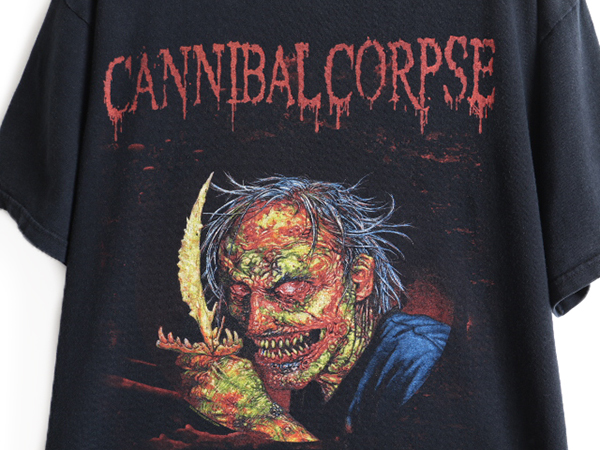 00s 人気 黒 ■ Cannibal Corpse 2006 ツアー 半袖 Tシャツ メンズ L / 古着 カンニバル コープス 00年代 プリント バンT バンドT ロックT_画像3