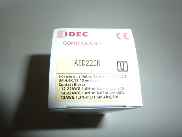 【即納・翌日出荷・インボイス対応】IDEC セレクタSW矢形ハンドル　ASD222N 2a2b　新品 未使用 送料無料 _画像2