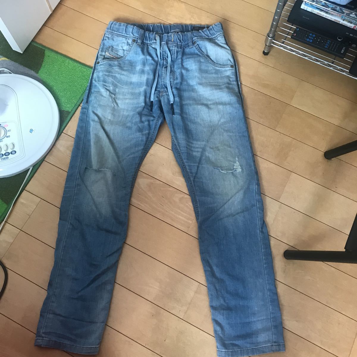 ☆PAPER 再構築 リメイク Levi's ジップアップ フード ベスト