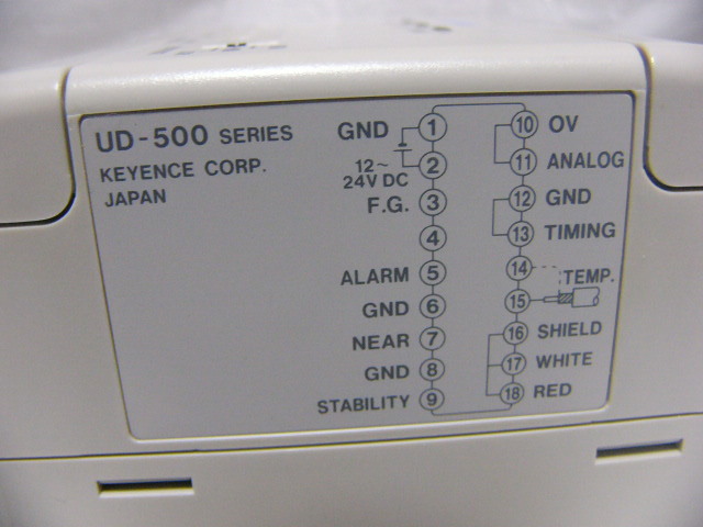 ★未使用に近い★ Keyence UD-500 高精度超音波式変位センサアンプ 複数有_画像3