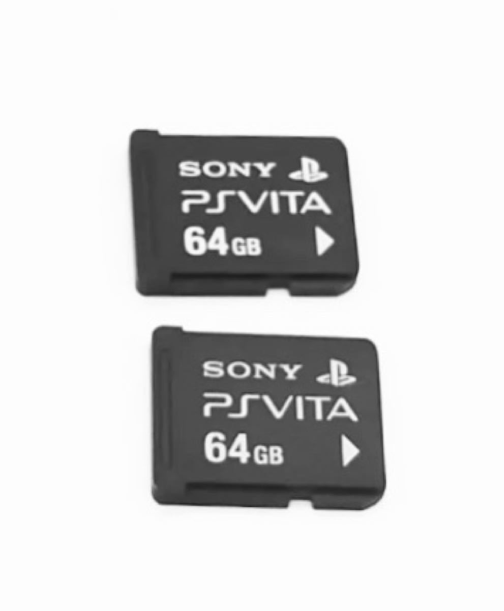 SONY ソニー PSVITA メモリーカード 64GB 2枚 PCH-Z641｜Yahoo!フリマ