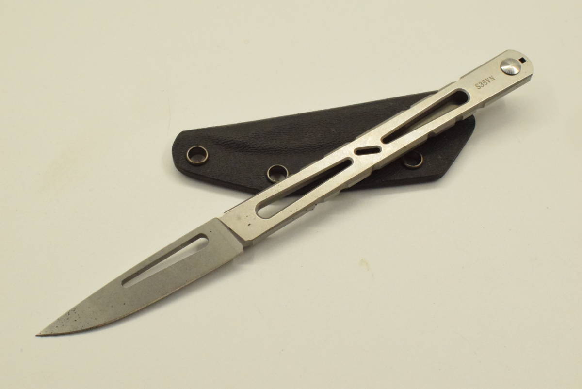 S35VNブレード　メス型タクティカルナイフ　切れ味鋭いステンレスナイフです　EDCやアウトドア好きに_画像1