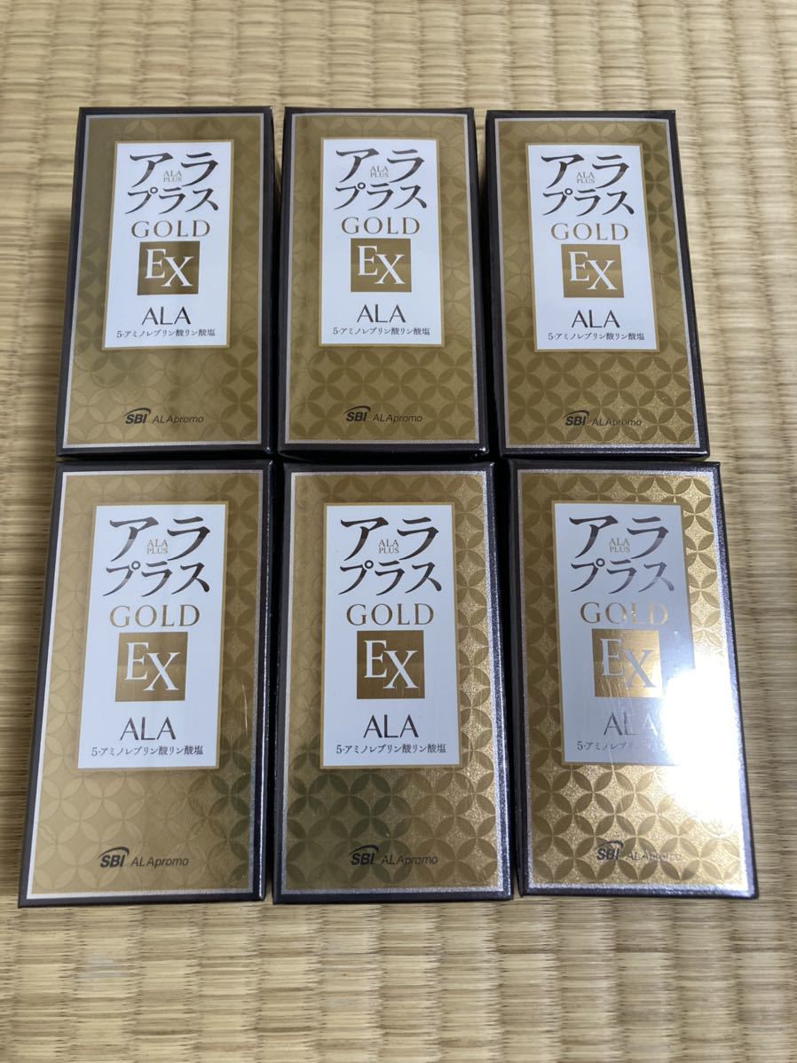 アラプラス ゴールドEX 60粒 ALA 5-アミノレブリン酸 4点セット 日本 