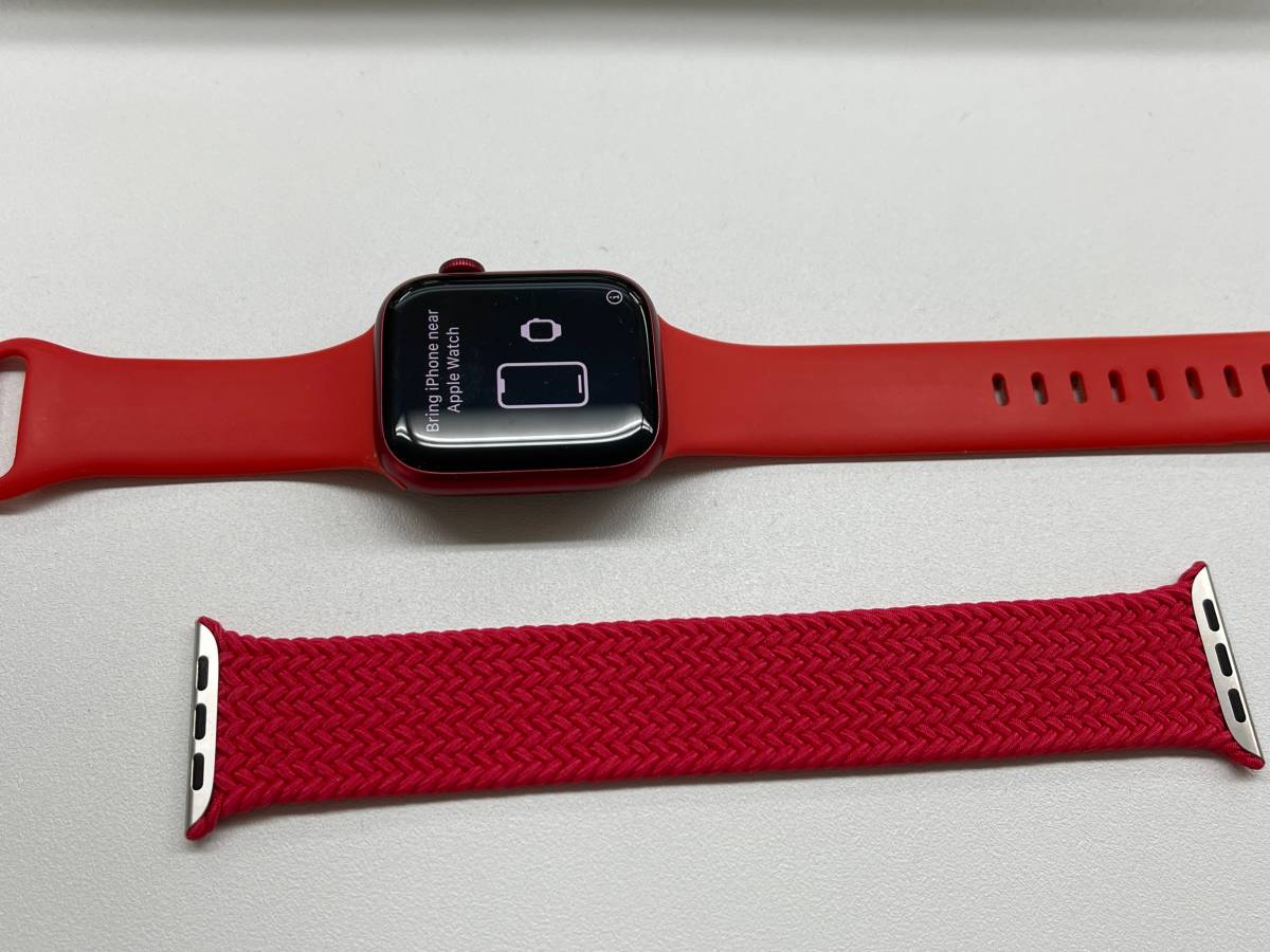 美品】Apple Watch Series 7 GPS + Cellularモデル, 45mm アルミニウム