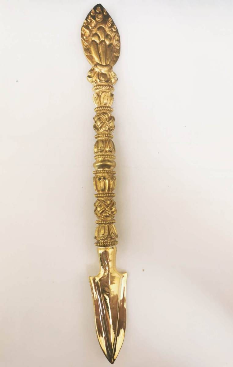 品質保証 チベット仏教法器 財神矢 如意宝 金剛杵 真鍮製 密教 vajra