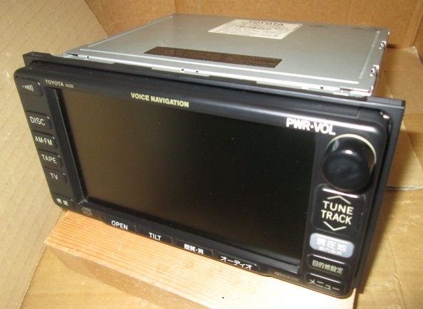  Toyota /TOYOTA Windom wide multi AV стойка навигационный монитор &CD& кассета 16028