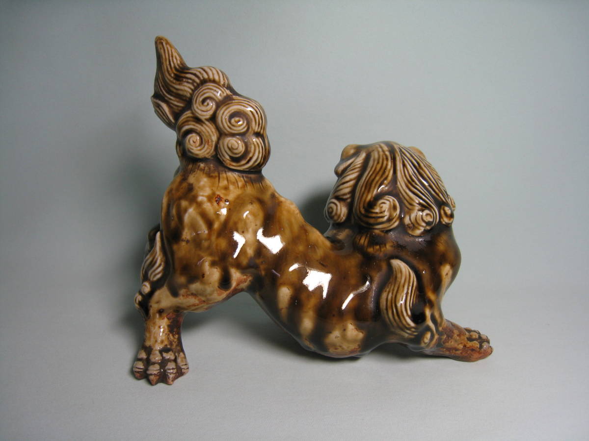 平戸焼 飴釉獅子 出来の良い作品 | orkav.com.tr