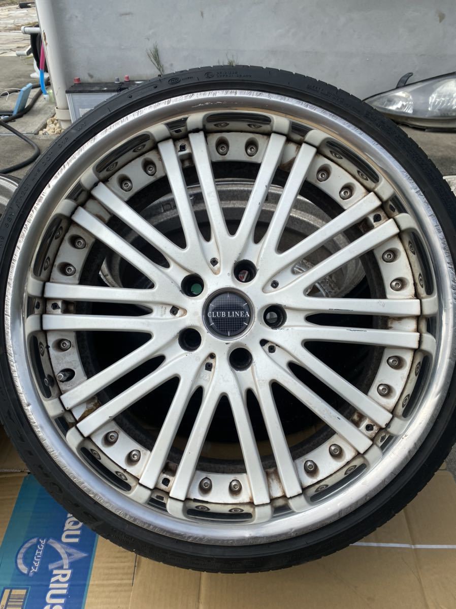 クラブリネア 深リム 19インチ 4本 10j +20 9j +34 114.3 クラウン JZX100 アルファード ベルファイア ドリフト 深リム_画像5