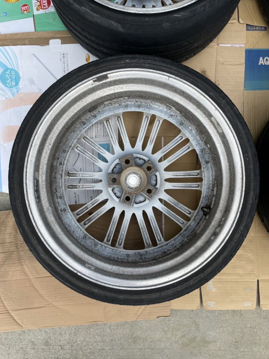 クラブリネア 深リム 19インチ 4本 10j +20 9j +34 114.3 クラウン JZX100 アルファード ベルファイア ドリフト 深リム_画像9