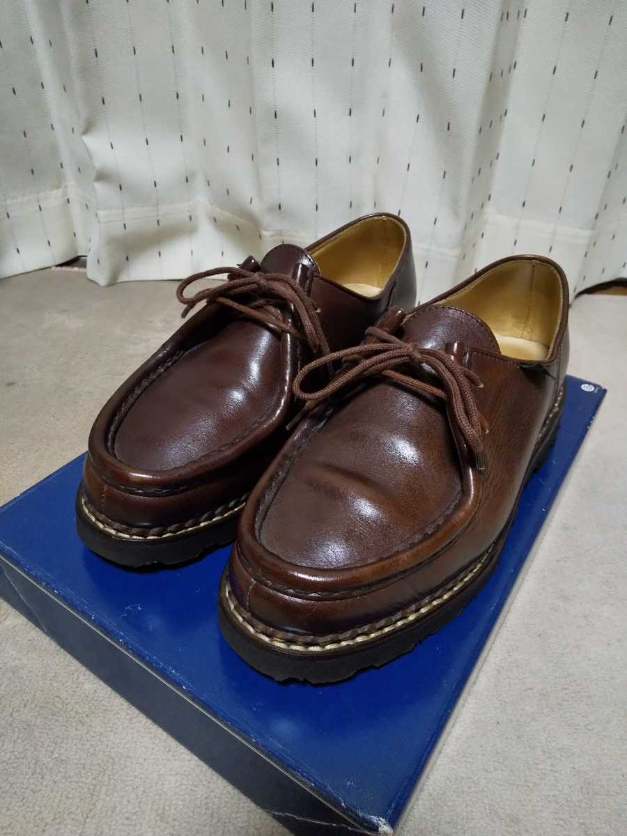 新到着 ほぼ未使用 paraboot michael バックスキン 39 パラブーツ