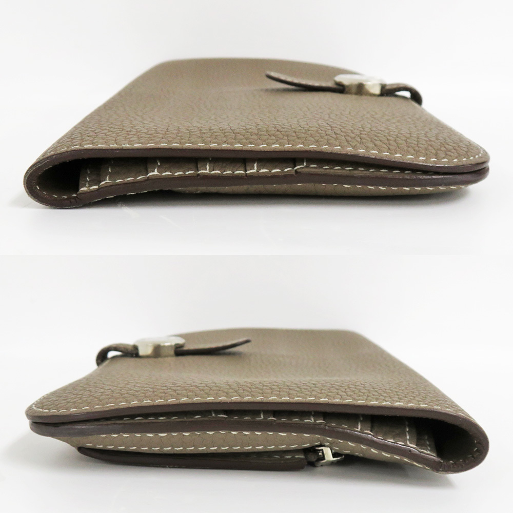 名古屋】エルメス ドゴン ロング エトゥープ シルバー金具 トリヨン