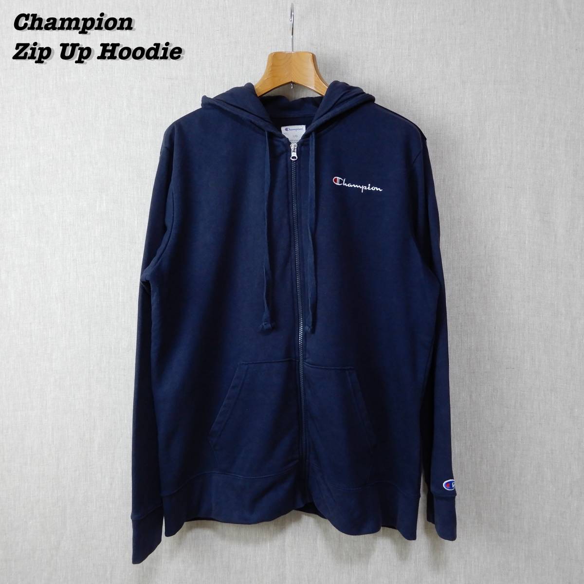 Champion Zip Up Hoodie Sweatshirts L ② チャンピオン フルジップ パーカー スウェット