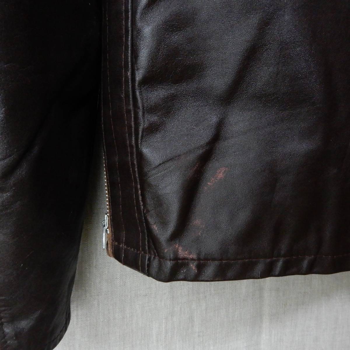 BEAU BREED Leather Jacket 1970s Size36 Vintage ビューブリード レザージャケット ライダースジャケット  1970年代 ヴィンテージ