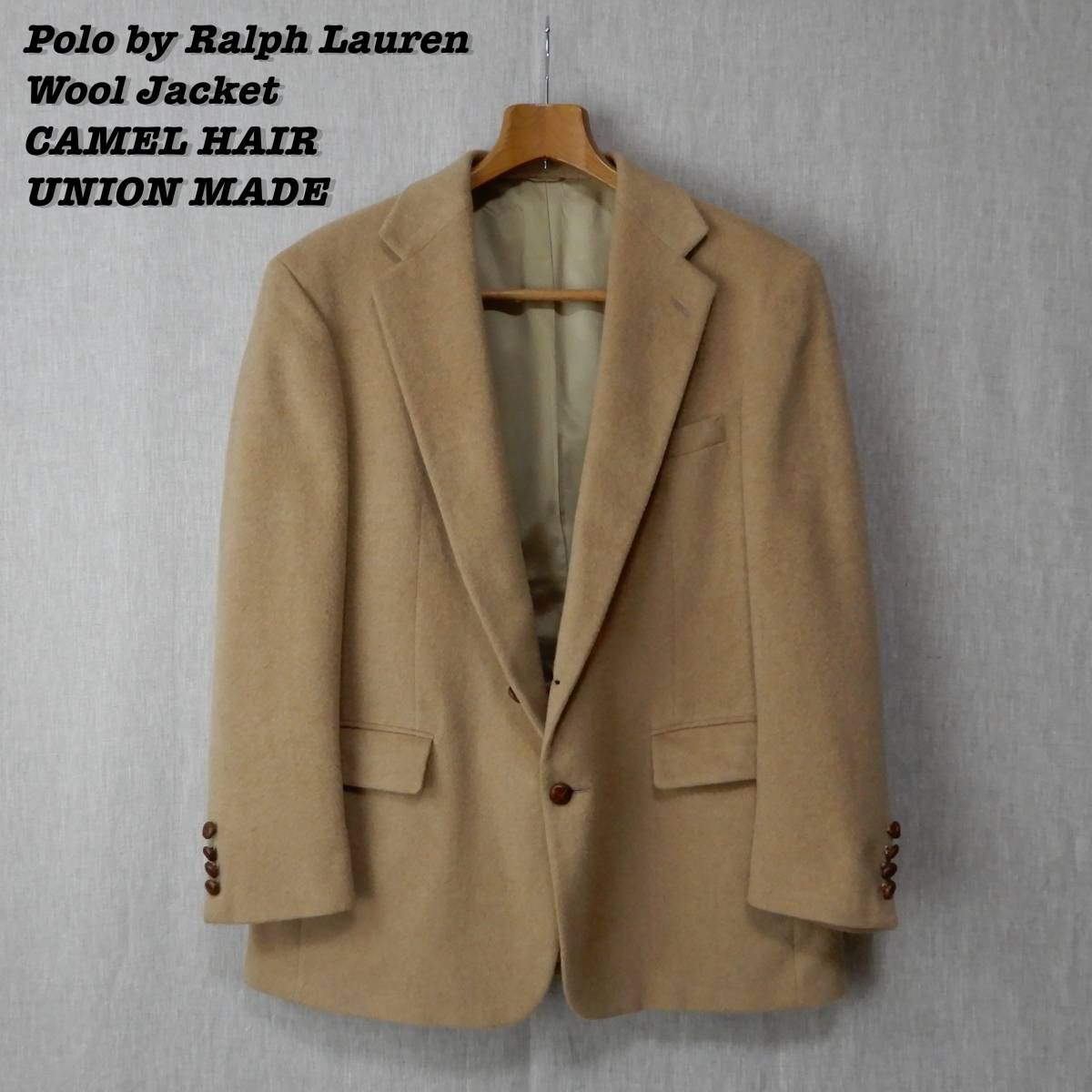 『3年保証』 Lauren Ralph by Polo CAMEL ユニオンメイド 1990年代 ジャケット キャメルヘアー ポロバイラルフローレン UNIONMADE 1990s Jacket HAIR テーラードジャケット、ブレザー 『3年保証』 Lauren Ralph by Polo CAMEL ユニオンメイド 1990年代 ジャケット キャメルヘアー ポロバイラルフローレン UNIONMADE 1990s Jacket HAIR テーラードジャケット、ブレザー