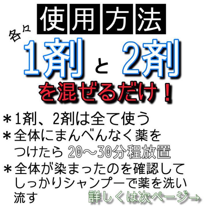 エヌドット　すぐに染めれるダブルカラーセット　カーキアッシュ　ブリーチ剤　ロング用_画像3