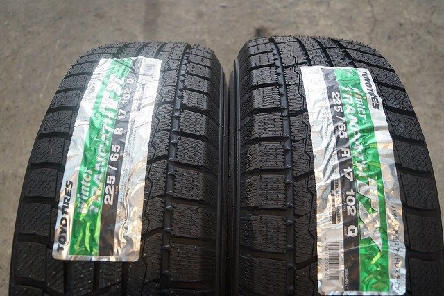 【新品】225/65R17 225/65-17 TOYO ウィンタートランパス TX 21年製 【中古】17インチ ECO FORME 5H114.3 7J+45 トヨタ座面 ハリアー_画像9