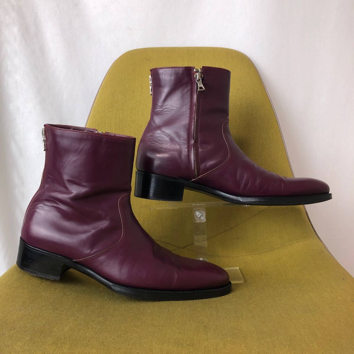 ラッピング不可】 美品 Zintala シルヴァノラッタンジ 24.5相当 ハンド