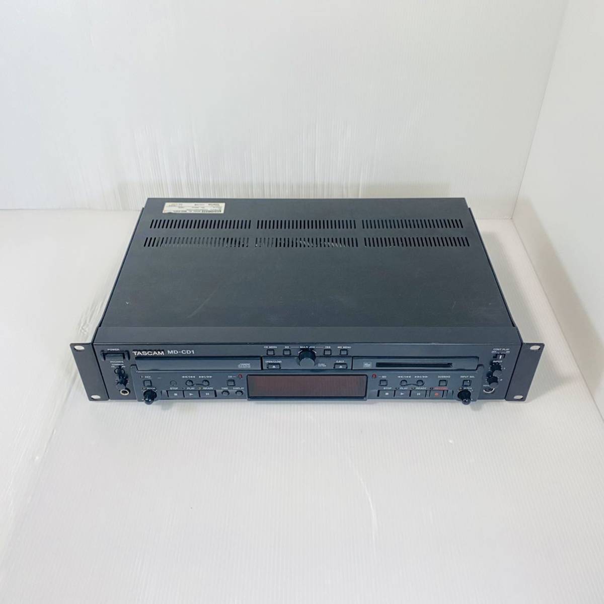 TASCAM タスカム MD-CD1 業務用 CD MD レコーダー プレーヤー 現状品