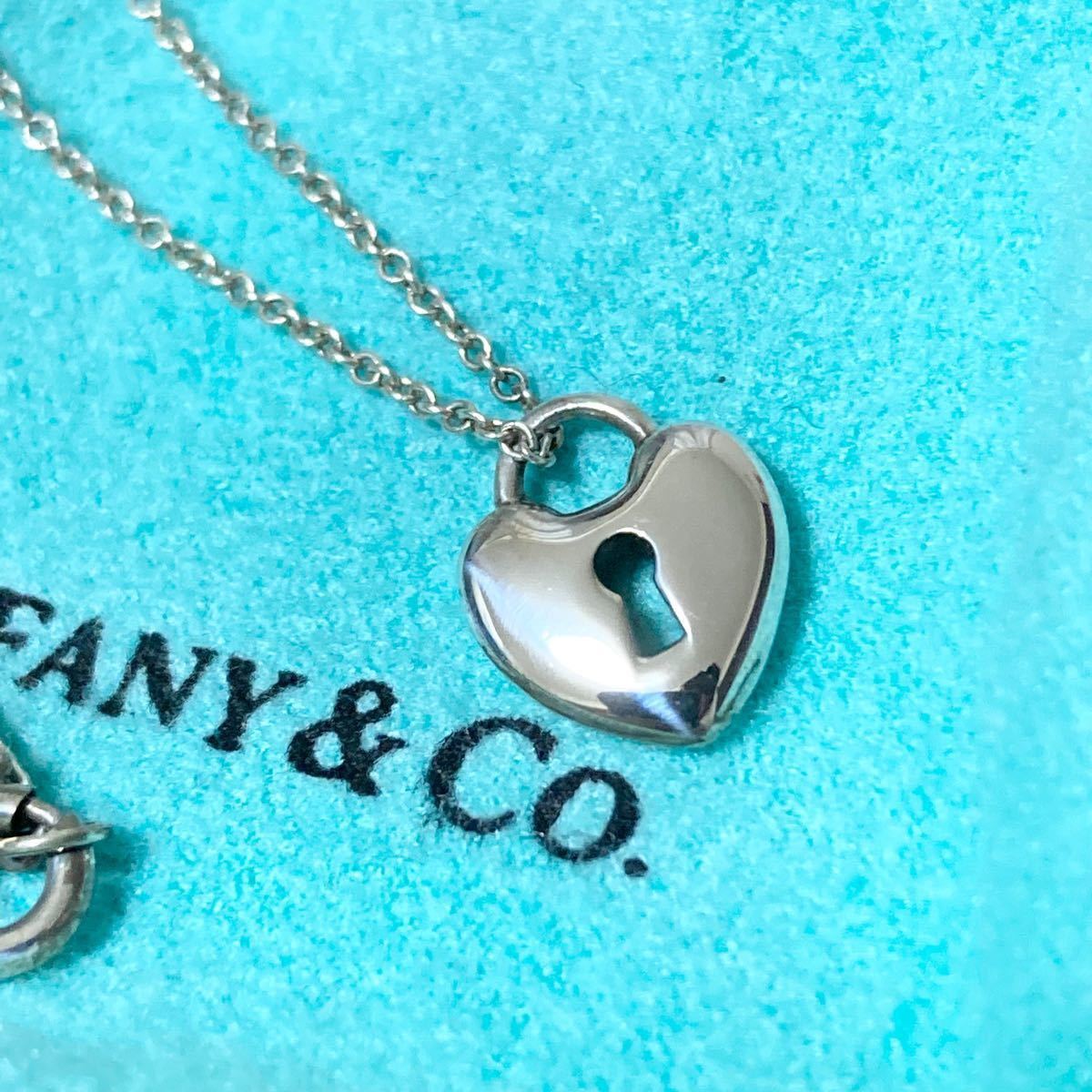 TIFFANY&Co ティファニー ハート 鍵穴 キーロック ネックレス TIFFANY&Co ティファニー ハート 鍵穴 キーロック ネックレス