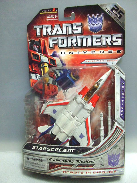 新品 2009年 TF25thユニバース版 スタースクリーム G1 STARSCREAM