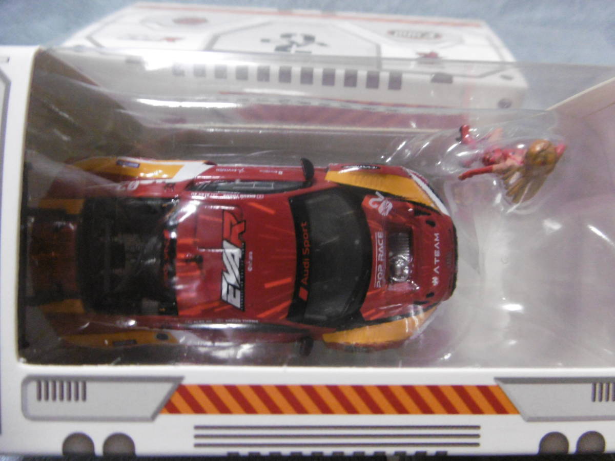 未開封新品 POP RACE 1/64 Audi R8 LMS EVA RT Production Model-02 X Works R8_画像3