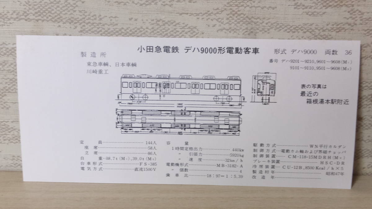  unused box root mountain climbing railroad small rice field sudden large shape car direct transportation rotation memory passenger ticket Shinjuku ~ box root hot water Honma 