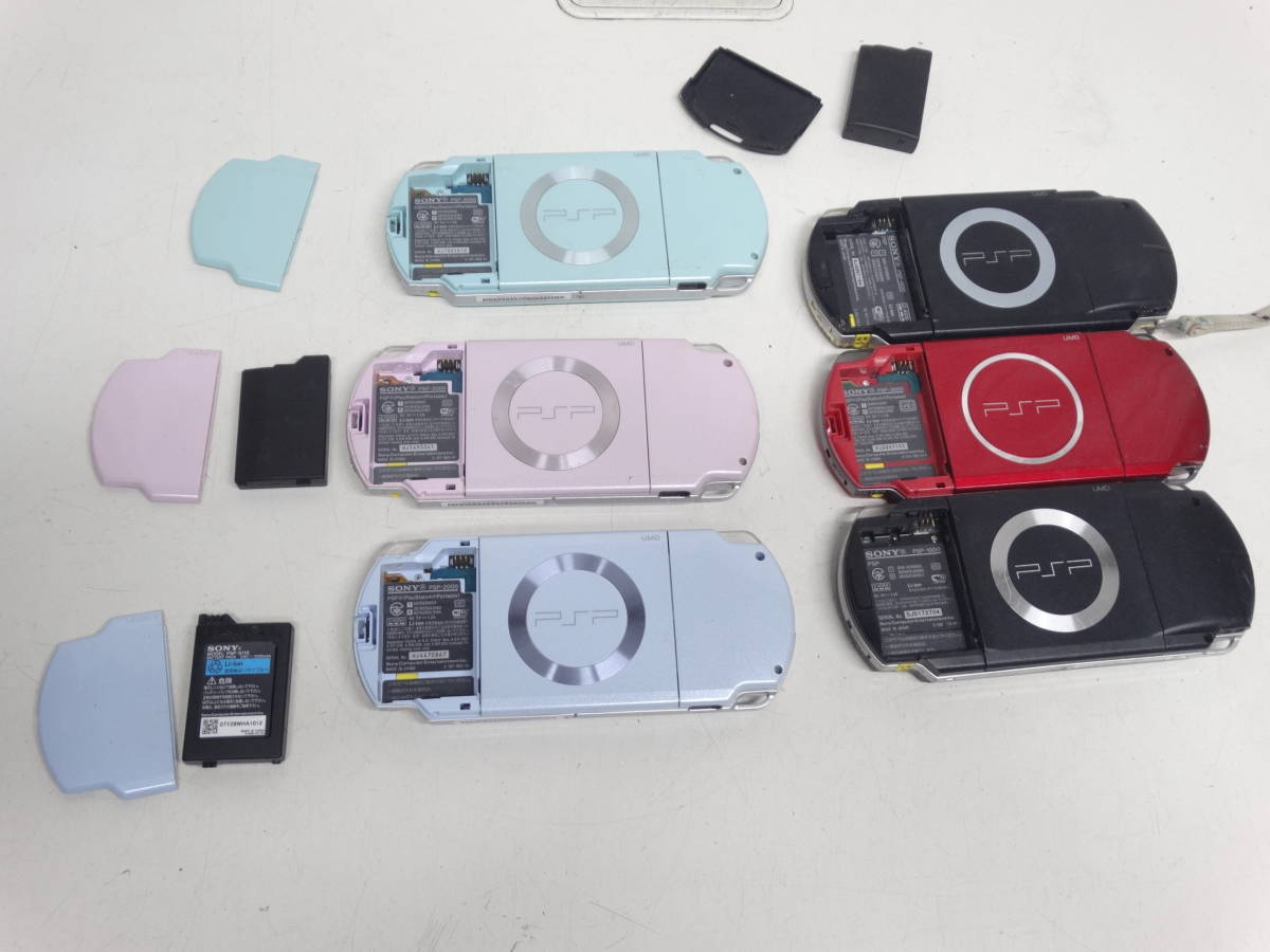 Va5170 プレイステーション PSPまとめ 6台 PSP-2000x3,PSP-1000x2,PSP-3000「ジャンク品」_画像7