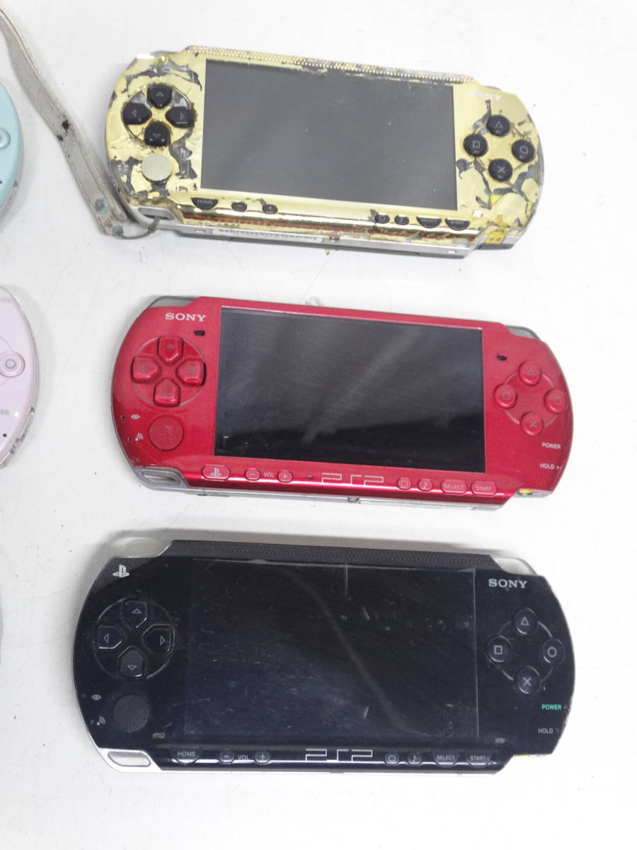 Va5170 プレイステーション PSPまとめ 6台 PSP-2000x3,PSP-1000x2,PSP-3000「ジャンク品」_画像3