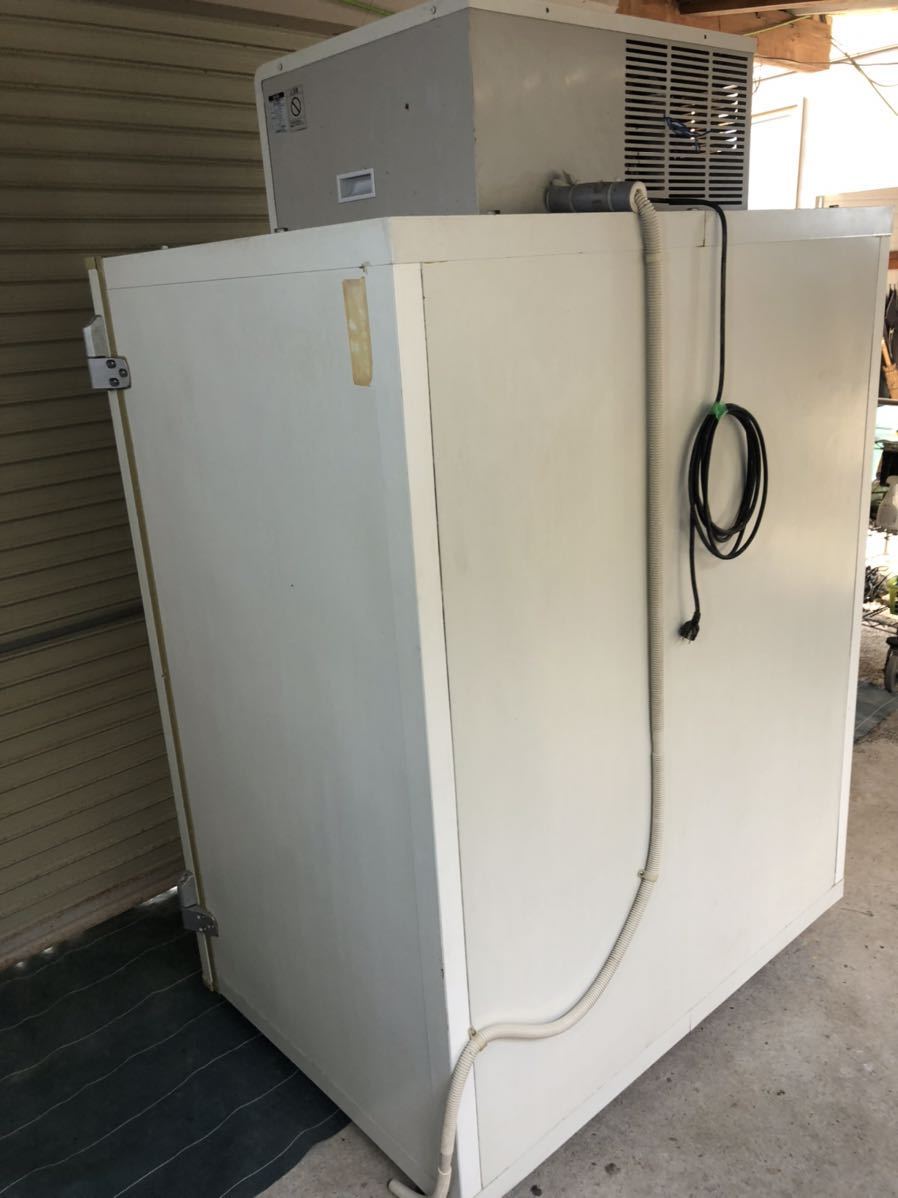 ★ 昭和アルミ プレハブ 米 玄米 野菜 冷蔵庫 冷却ユニット サンヨー PCU-TN015HR 動作確認済み★tano工 10