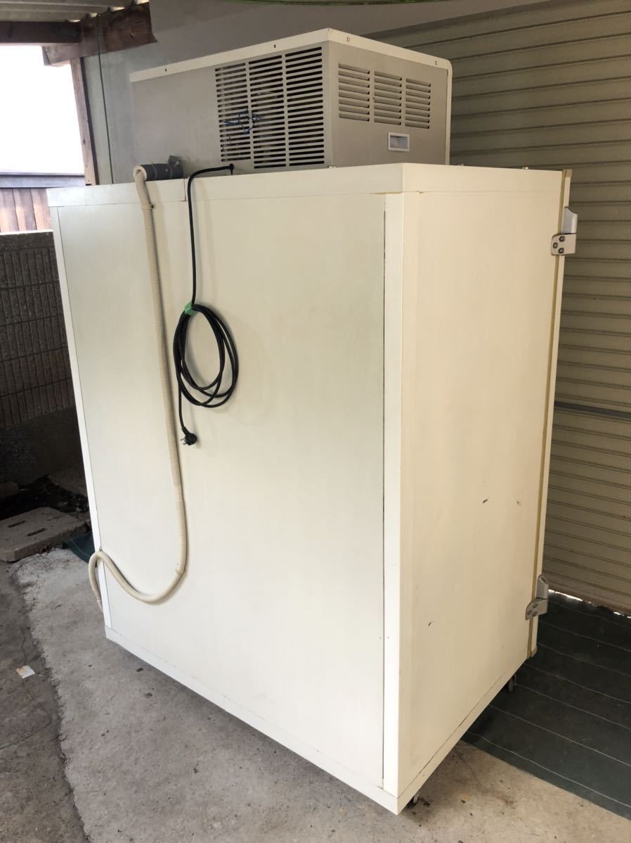 ★ 昭和アルミ プレハブ 米 玄米 野菜 冷蔵庫 冷却ユニット サンヨー PCU-TN015HR 動作確認済み★tano工 9