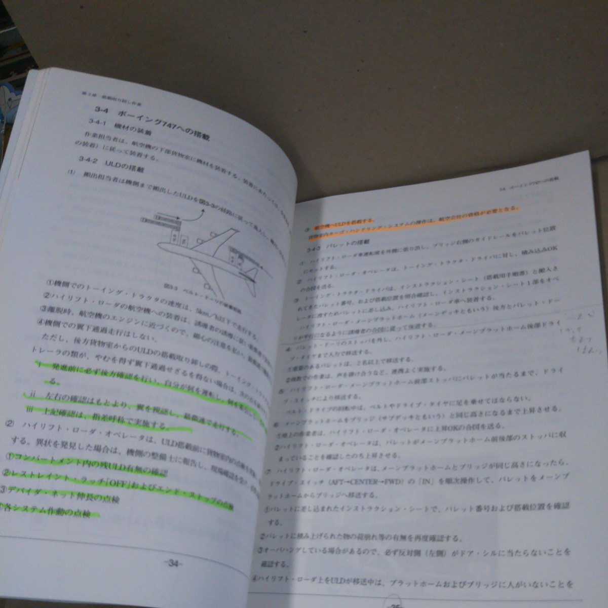 航空機のグランドハンドリング 日本航空技術協会 書き込みあり_画像3