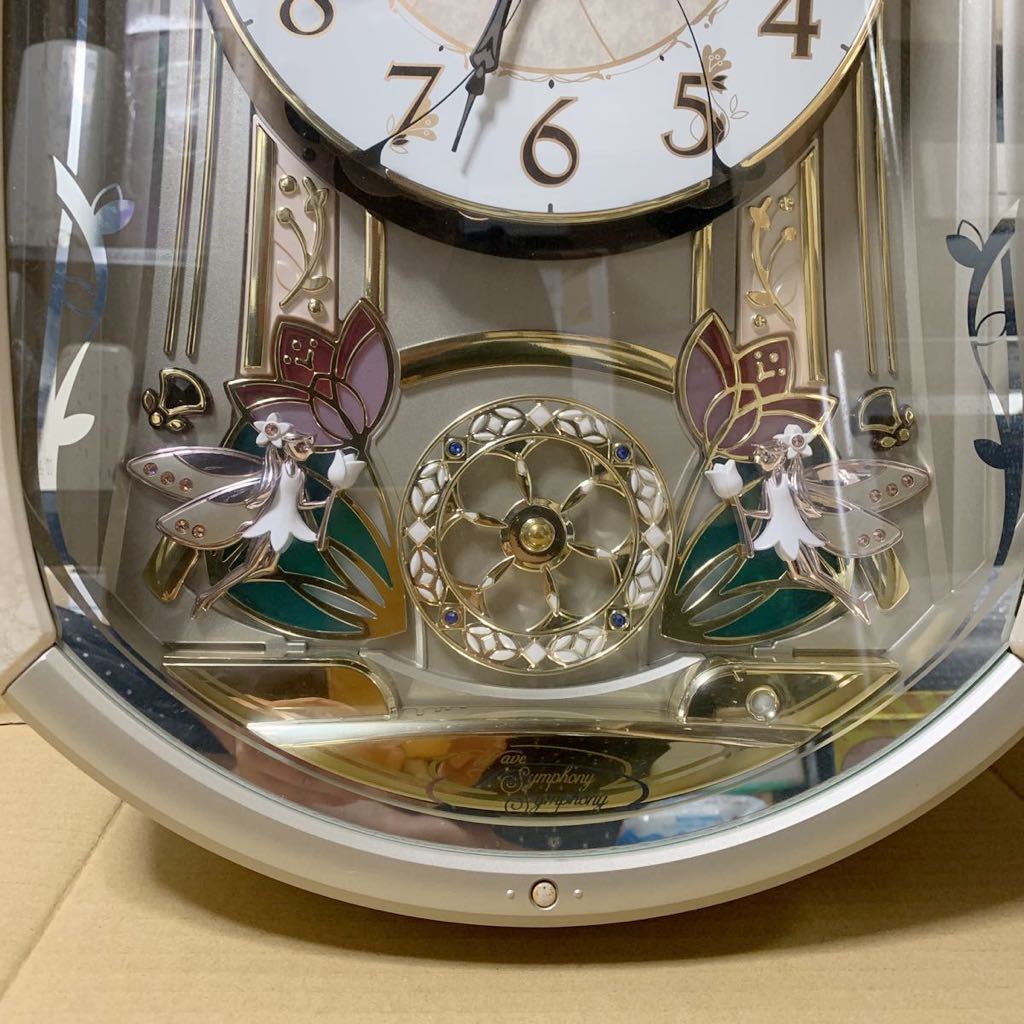 新品同様 新品 SEIKO/セイコー RE567G からくり時計 壁掛け時計 電波