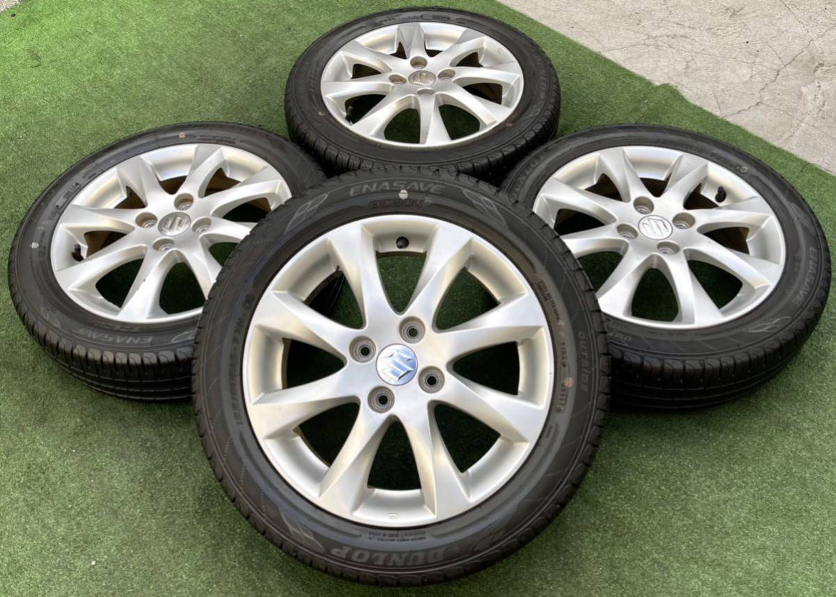 ENKEI製 スズキ SUZUKI 純正 15インチ アルミホイール☆DUNLOP 2019年