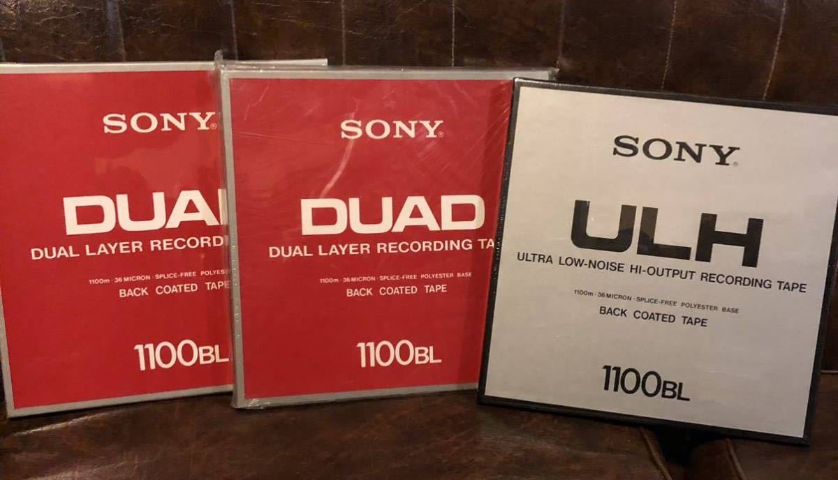 未開封】SONY DUAL LAYER RECORDING TAPE オープンリールテープ DUAD