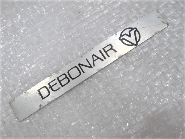 * редкий Debonair DEBONAIR V2.0 super saloon extra 15×119 aluminium? серебряный эмблема 1 пункт старый машина б/у 