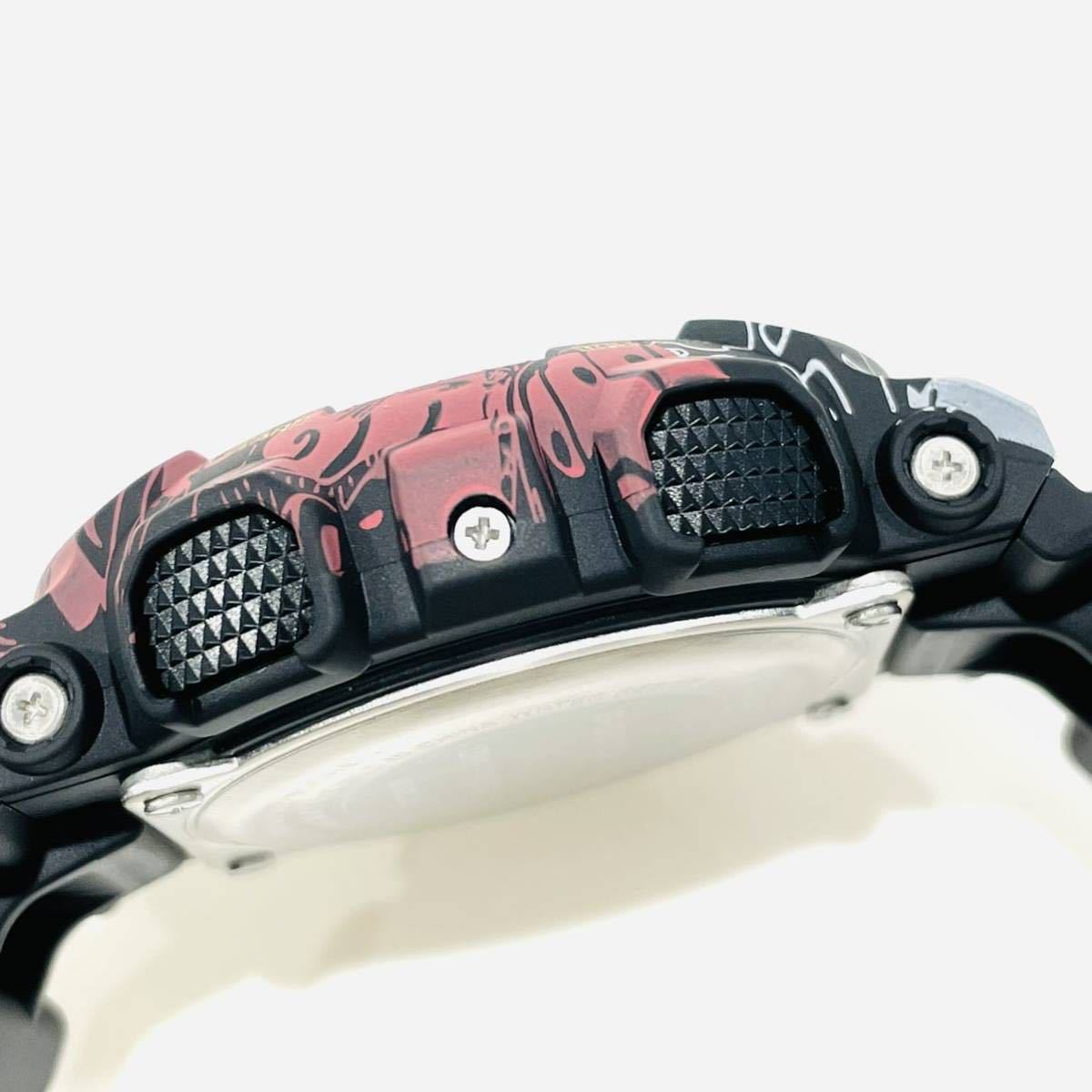 未使用品 CASIO カシオ G-SHOCK×ONE PIECE Gショック×ワンピースコラボ GA-110JOP-1A4JR 腕時計 レッド ブラック ホワイト 送料無料