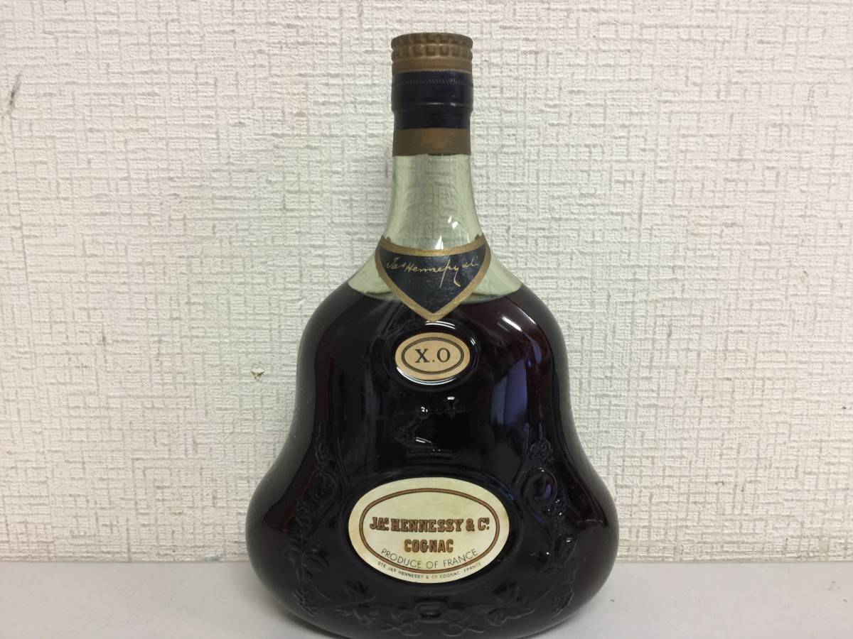 古酒 HENNESSY ヘネシー X.O. 金キャップ グリーンボトル 未開栓 箱