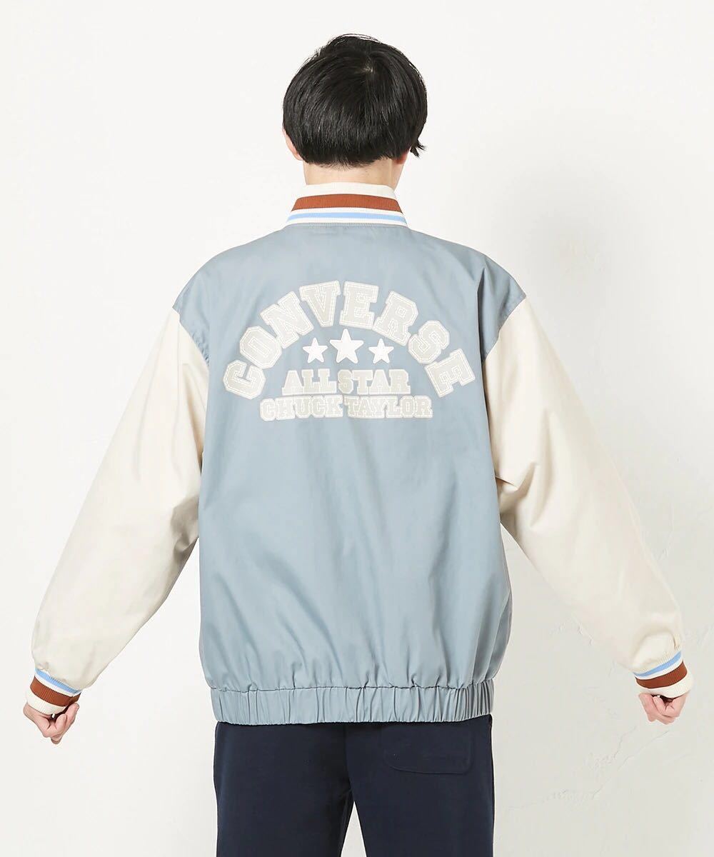 新品 L コンバース スタジアムジャンパー バックプリント 新品 L コンバース スタジアムジャンパー バックプリント