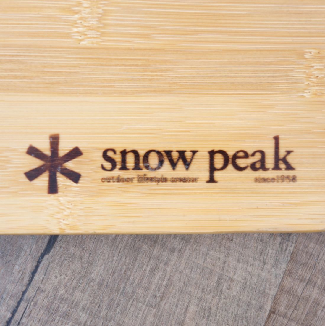 廃盤 スノーピーク snowpeak IGT スライドトップロング竹 CK-134T 2枚セット テーブル アイアングリルテーブル キャンプ ch09do-rk26y01200_画像4