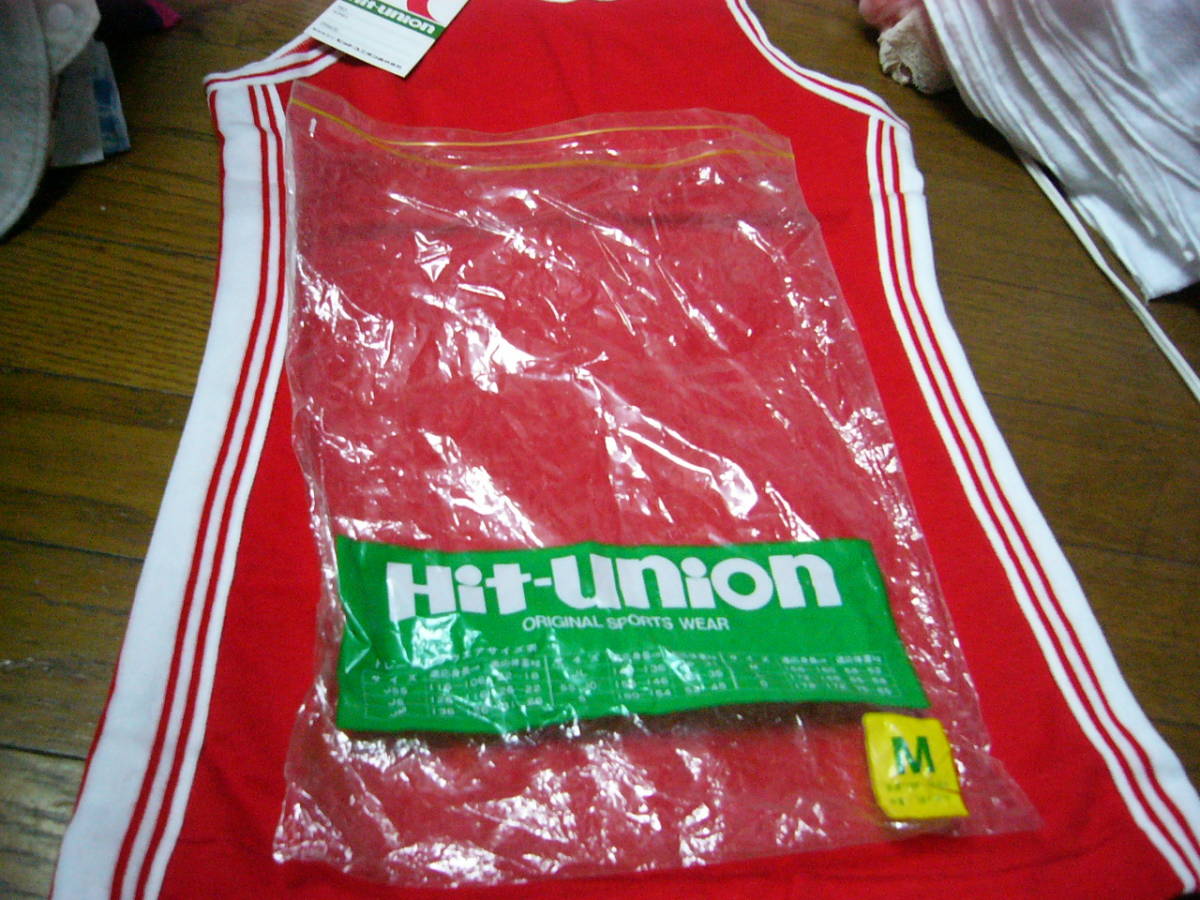  хит Union рукав нет майка Hit-Union красный акрил 100% ткань толщина .M размер вне пакет есть наземный легкая атлетика спорт не использовался 